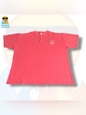 Men’s Crable Sportswear Cincinnati Reds Henley Shirt